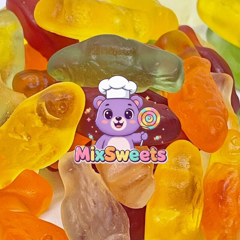 Candy Realms Mini Gummy Fish Tub