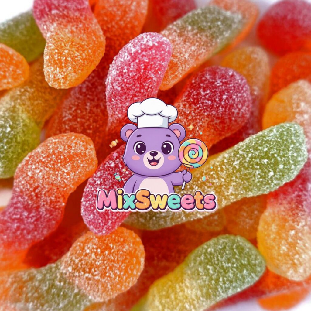 Candy Realms Sour Worms Tub