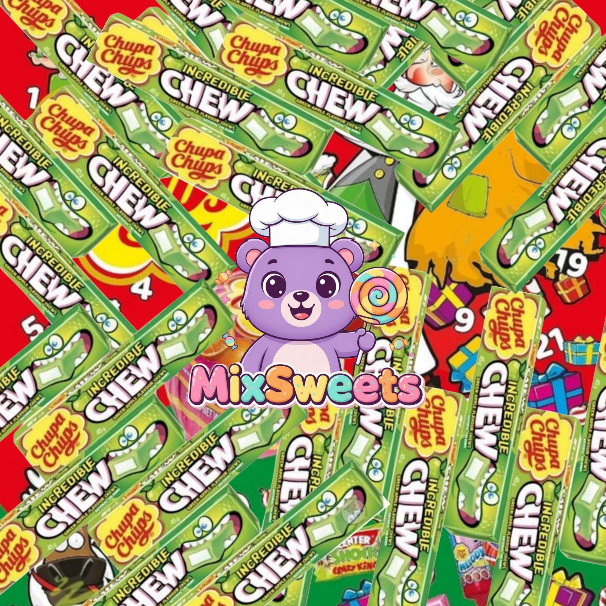 Chupa Chups Apple Incredible Chew Soft Candy Chupa Chups Apple Incredible Chew Soft Candy