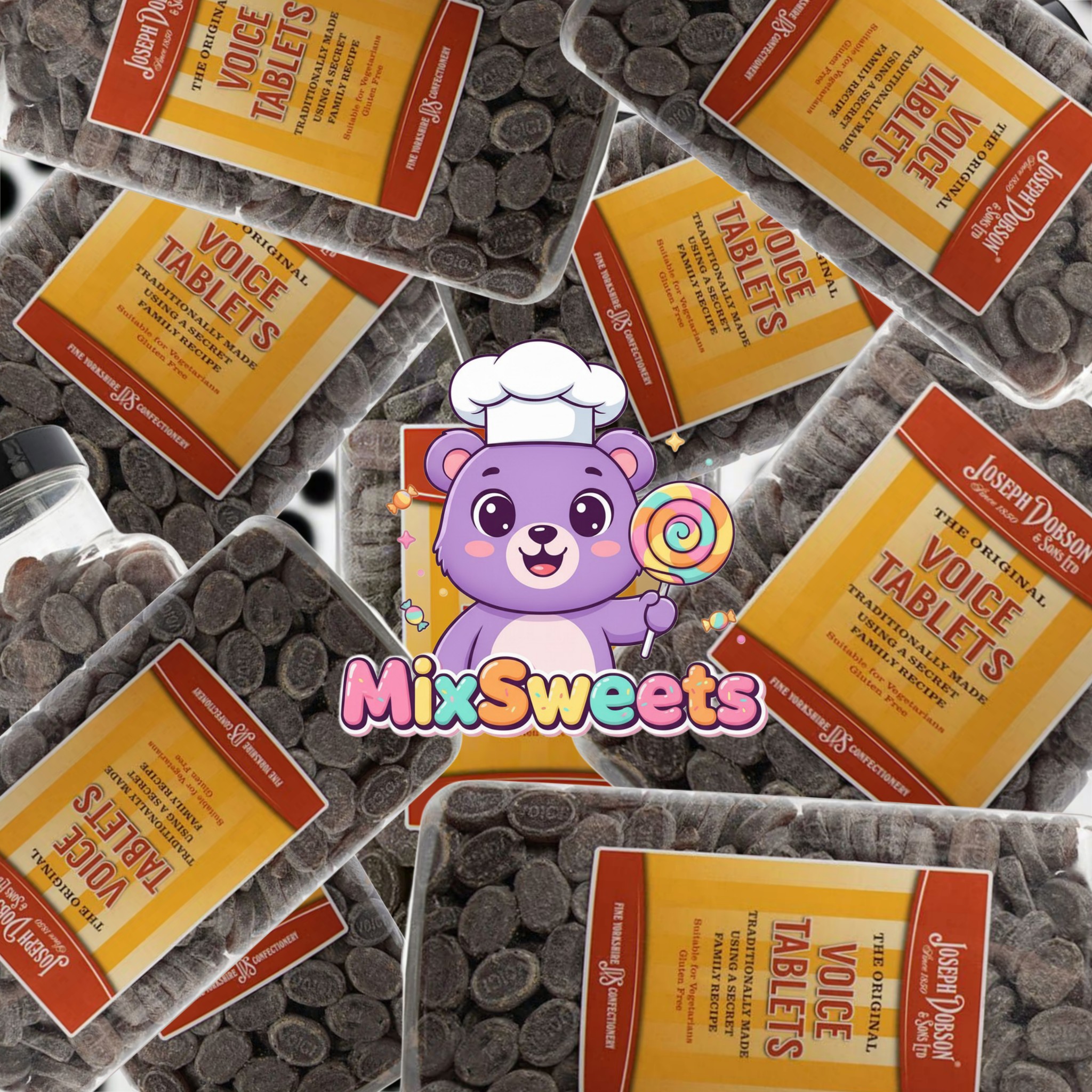 Dobsons Voice Tablets Jar Dobsons Voice Tablets Jar