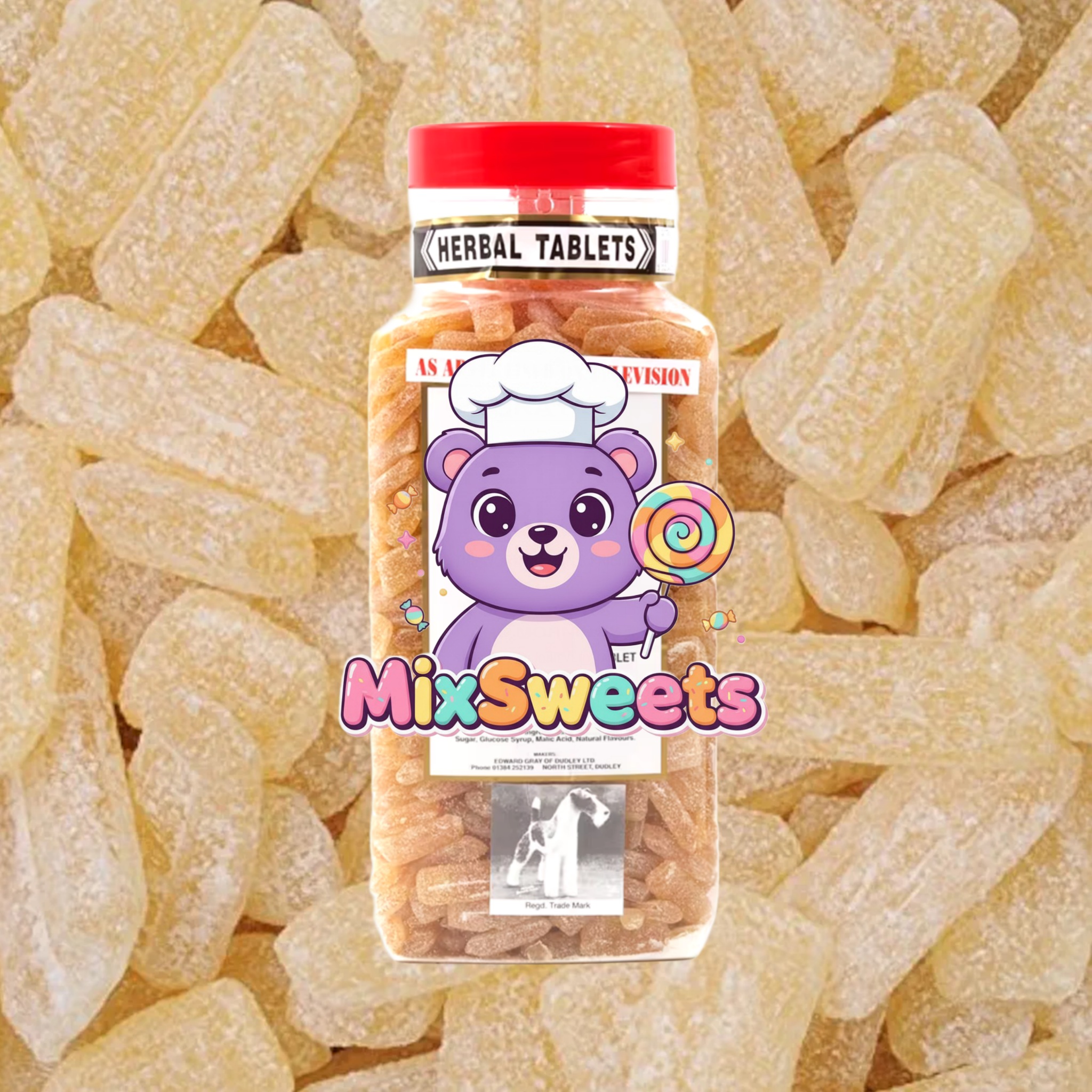 Gray’s Herbal Tablets Jar Gray’s Herbal Tablets Jar