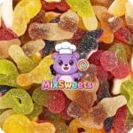 Haribo Tangfastics Fruit & Cola Flavour Fizzy Jelly Sweets Tub