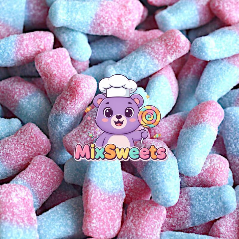 Kingsway Mega Value Vegan Fizzy Bubblegum Bottles