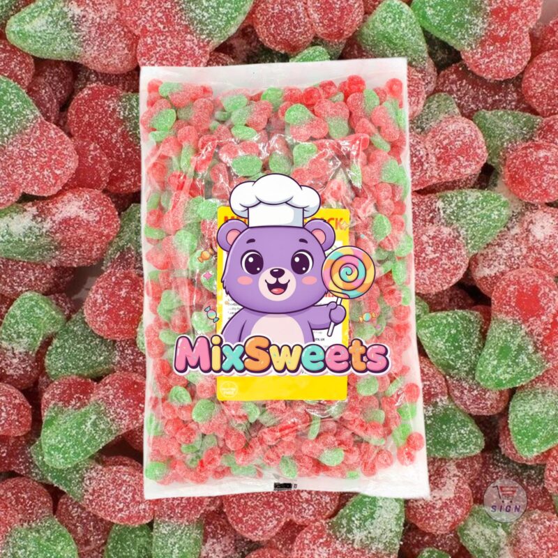 Kingsway Mega Value Vegan Range Fizzy Twin Cherries Bag