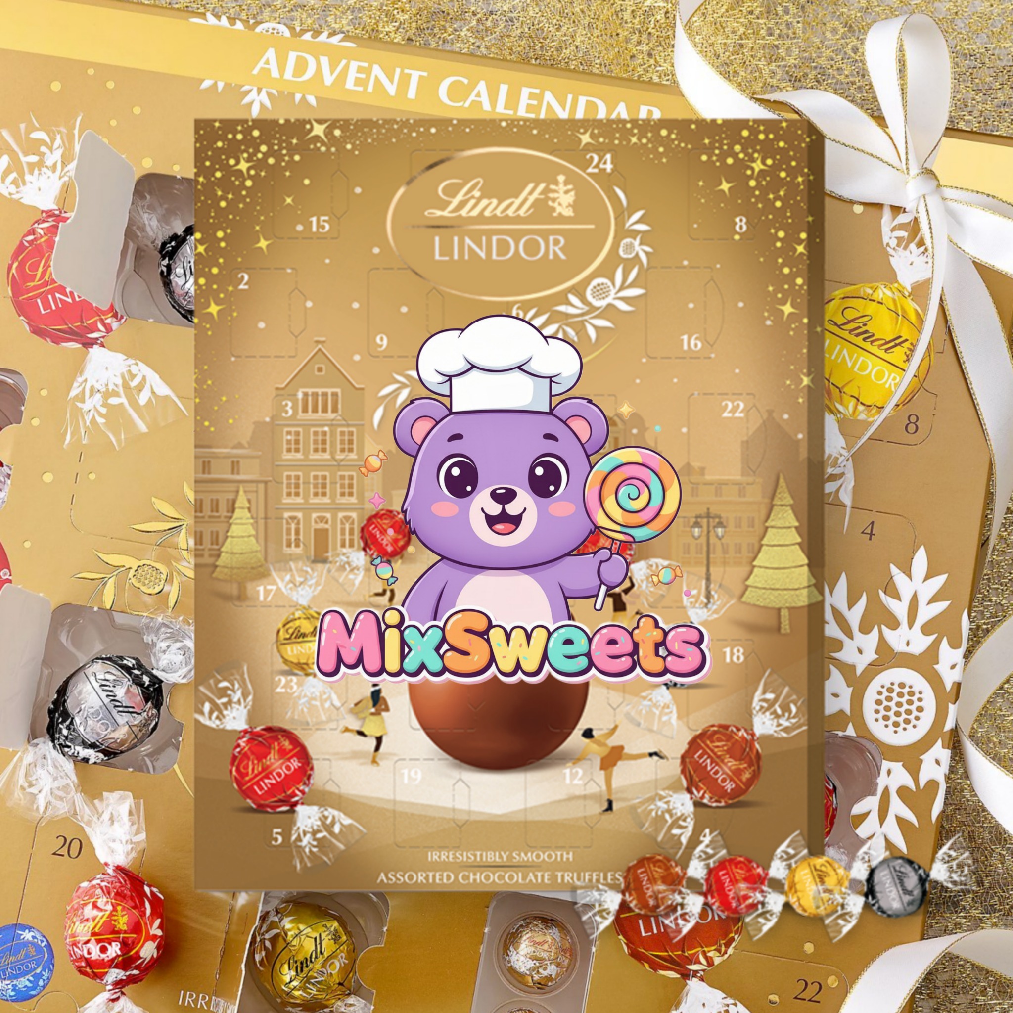 Lindt Lindor Gold Assorted Advent Calendar Lindt Lindor Gold Assorted Advent Calendar