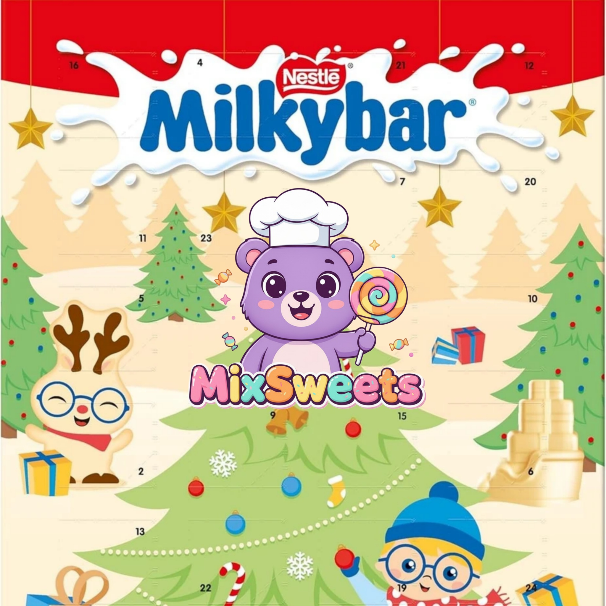 Milkybar White Chocolate Advent Calendar Milkybar White Chocolate Advent Calendar