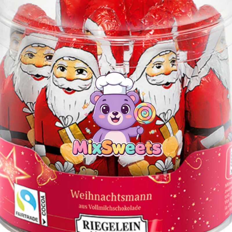 Riegelein Hollow Milk Chocolate Santas Drum