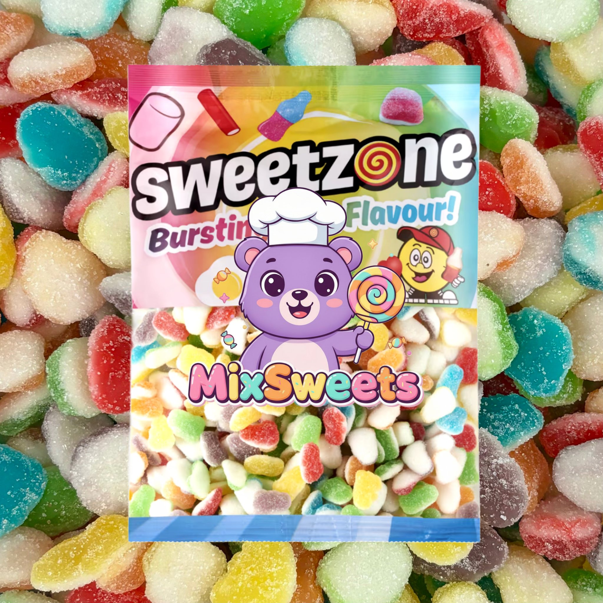 Sweetzone Fizzy Funky Frogs Bag Sweetzone Fizzy Funky Frogs Bag