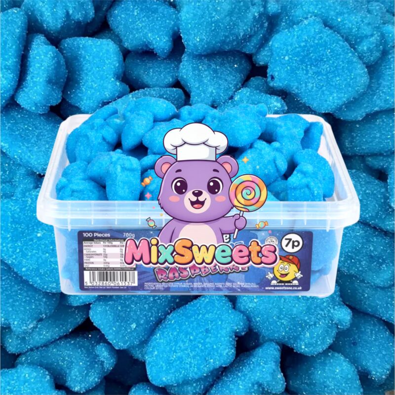 Sweetzone Foam Blue Raspberry Slices Tub