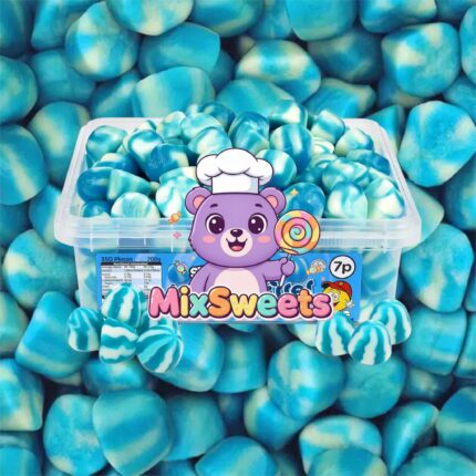Sweetzone Jelly Blue Twist Kisses Tub