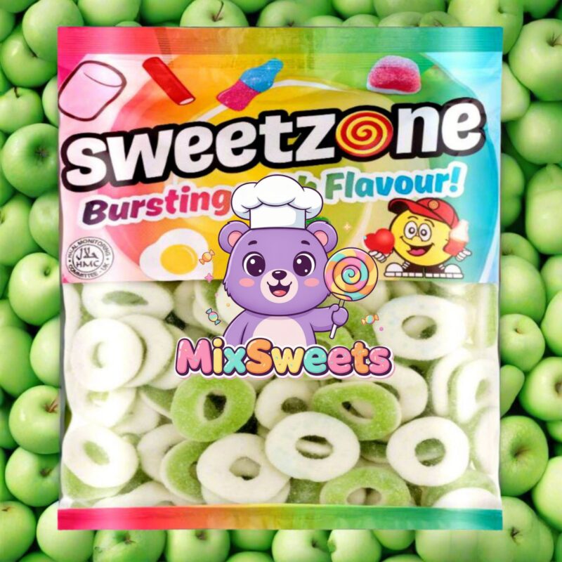 Sweetzone Sour Apple Rings Bag