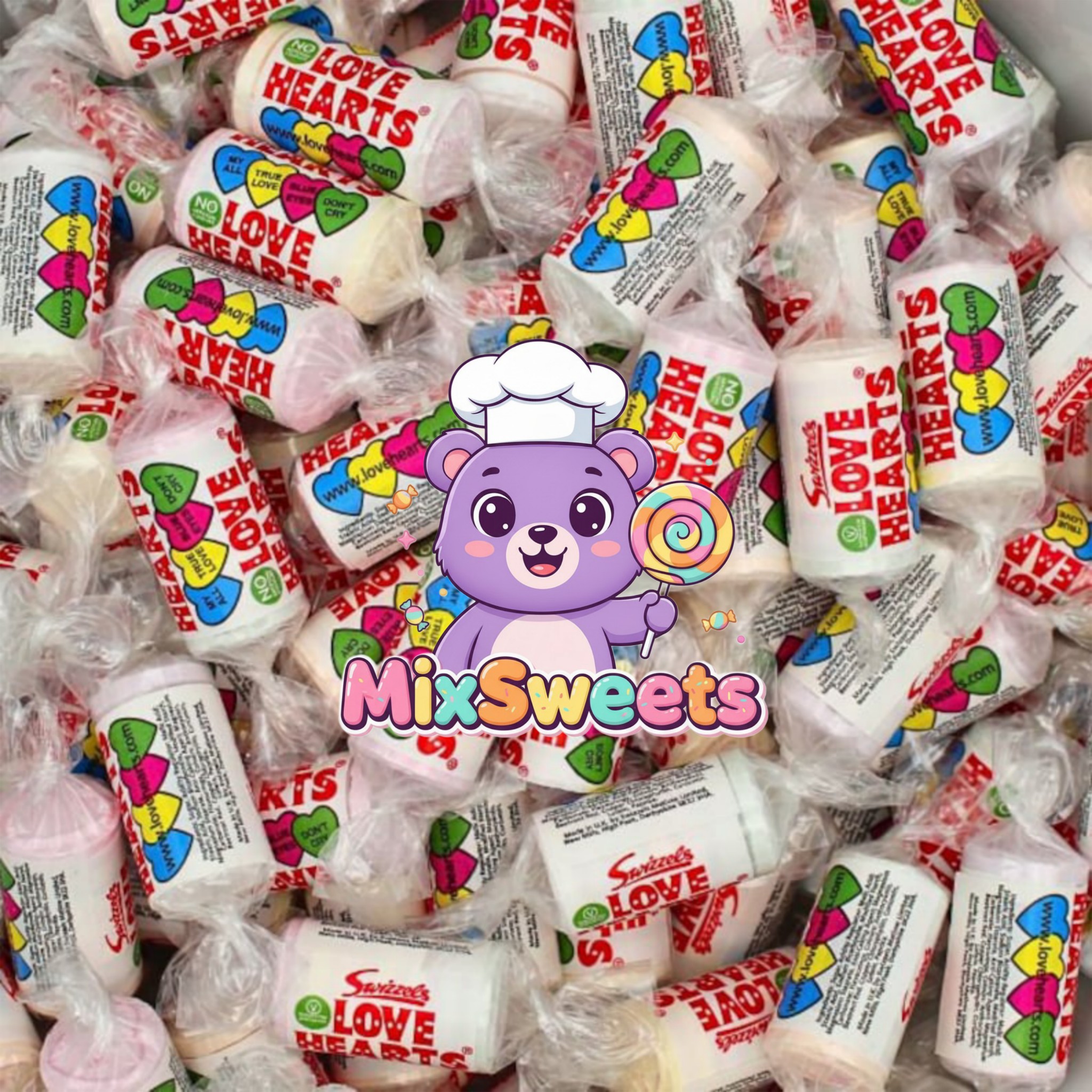 Swizzels Love Hearts Mini Rolls Swizzels Love Hearts Mini Rolls